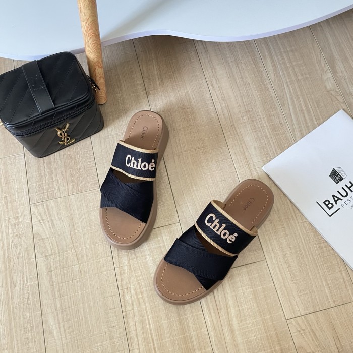 Women's platform slippers shoes, size 35-42, SS50-2074