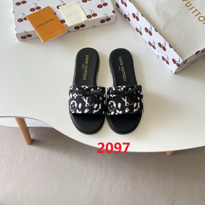 Women's flat slippers shoes, size 35-42, SS50-2097