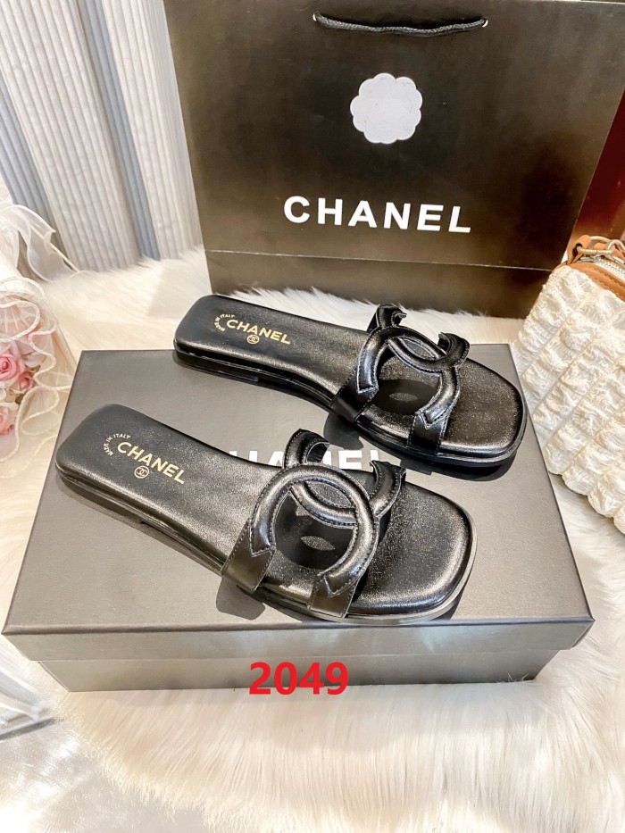 Women's flat slippers shoes, size 35-42, SS50-2049