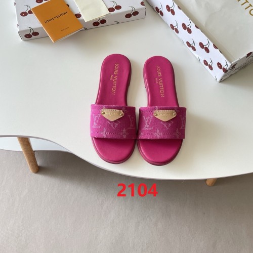 Women's flat slippers shoes, size 35-42, SS50-2104