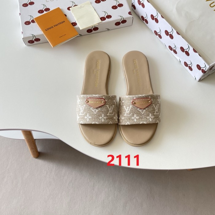 Women's flat slippers shoes, size 35-42, SS50-2111
