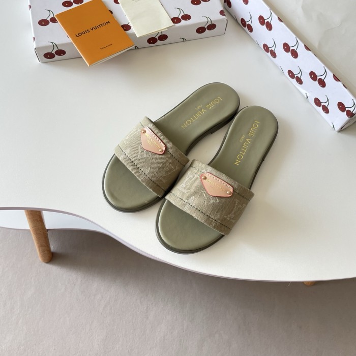 Women's flat slippers shoes, size 35-42, SS50-2107
