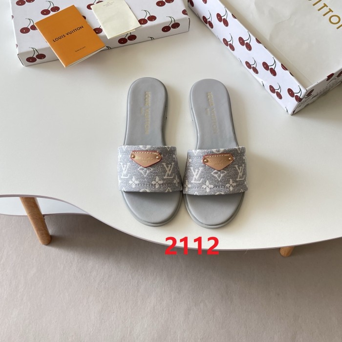 Women's flat slippers shoes, size 35-42, SS50-2112