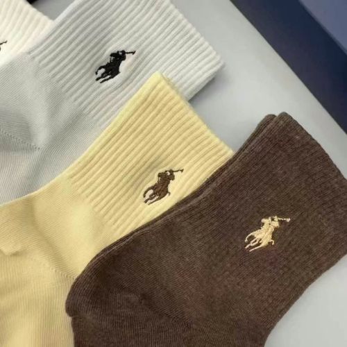 Embroidery breathable sports cotton socks for men women， 5 pairs of 1 box. free size,CL15.5-151
