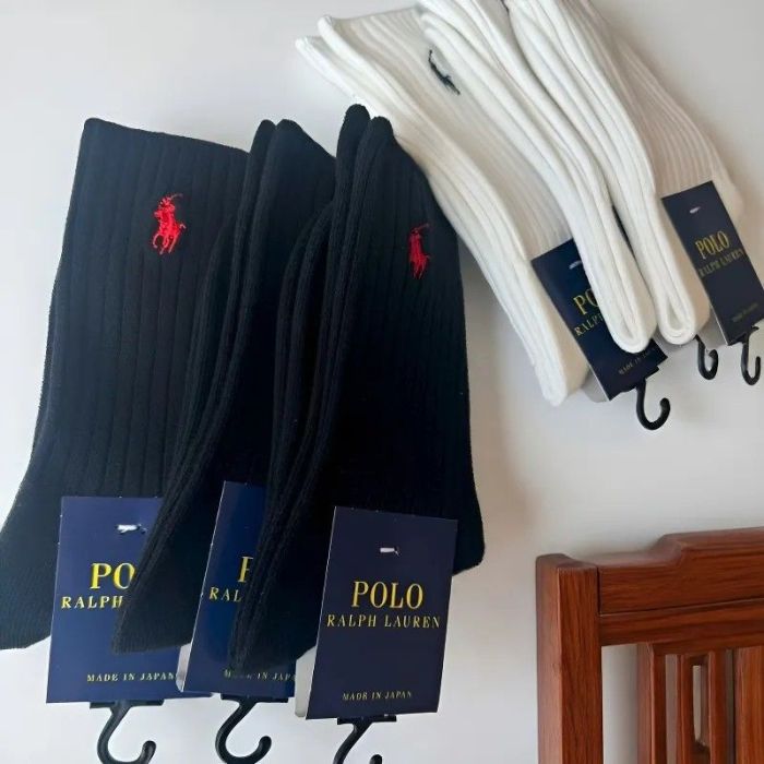 Embroidery breathable sports cotton socks for men women， 3 pairs . free size,CL15.5-154