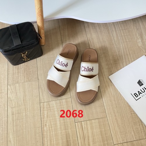 Women's platform slippers shoes, size 35-42, SS50-2068
