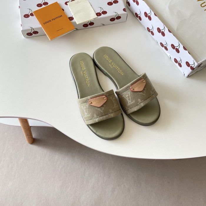 Women's flat slippers shoes, size 35-42, SS50-2107
