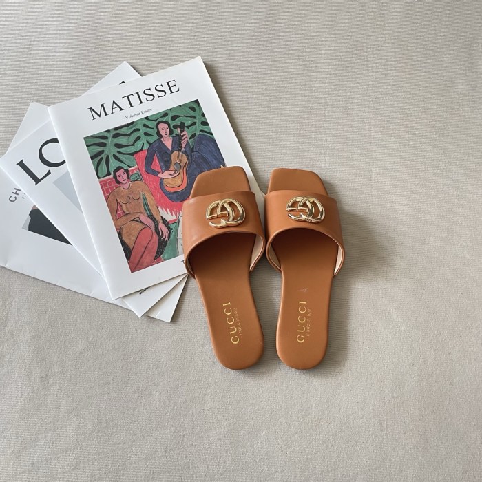 Women's flat slippers shoes, size 35-42, SS50-2146