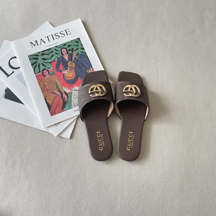Women's flat slippers shoes, size 35-42, SS50-2148