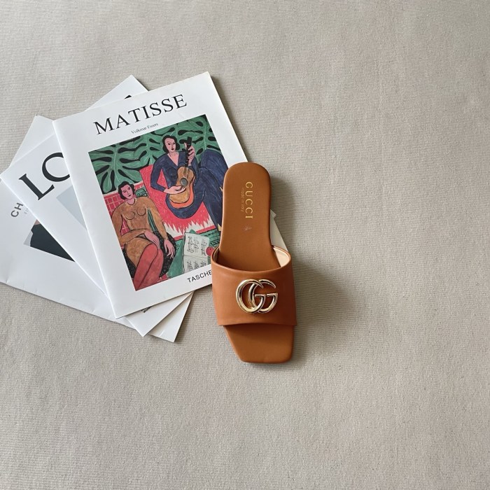 Women's flat slippers shoes, size 35-42, SS50-2146