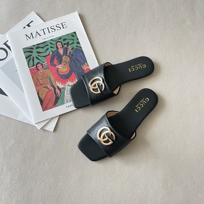 Women's flat slippers shoes, size 35-42, SS50-2143