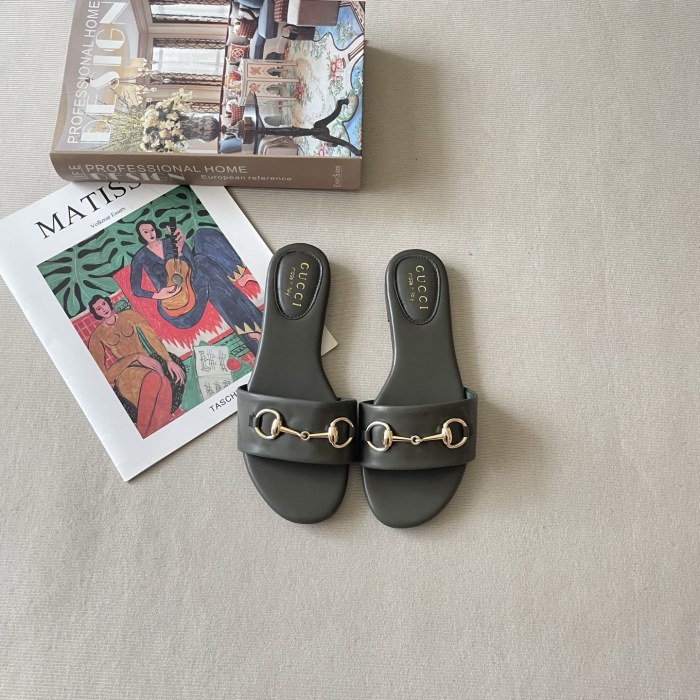 Women's flat slippers shoes, size 35-42, SS50-2142