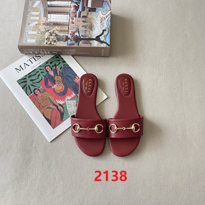 Women's flat slippers shoes, size 35-42, SS50-2138