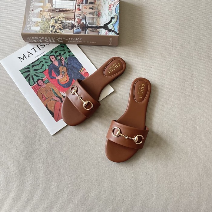 Women's flat slippers shoes, size 35-42, SS50-2140