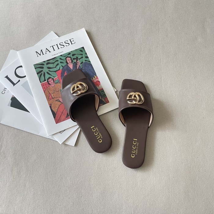 Women's flat slippers shoes, size 35-42, SS50-2148