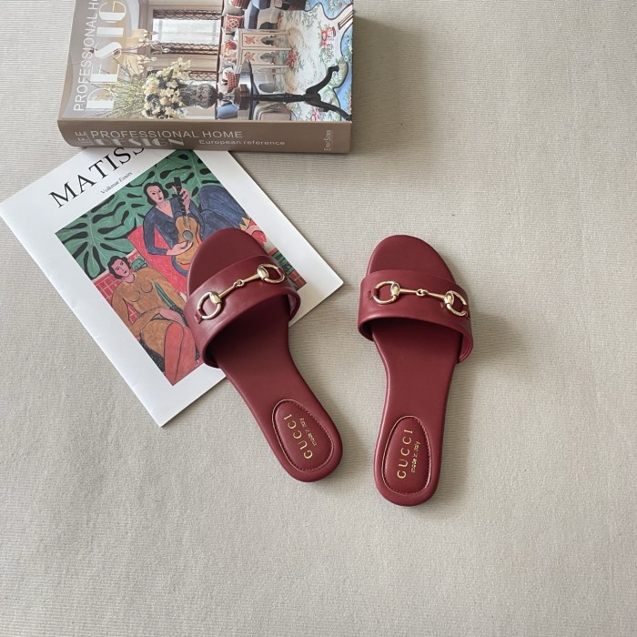 Women's flat slippers shoes, size 35-42, SS50-2138
