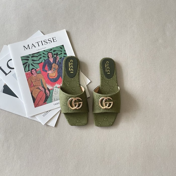 Women's flat slippers shoes, size 35-42, SS50-2153