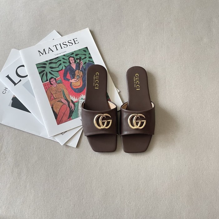 Women's flat slippers shoes, size 35-42, SS50-2148