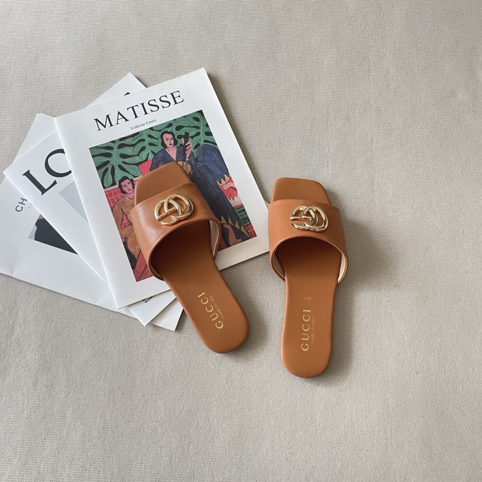 Women's flat slippers shoes, size 35-42, SS50-2146