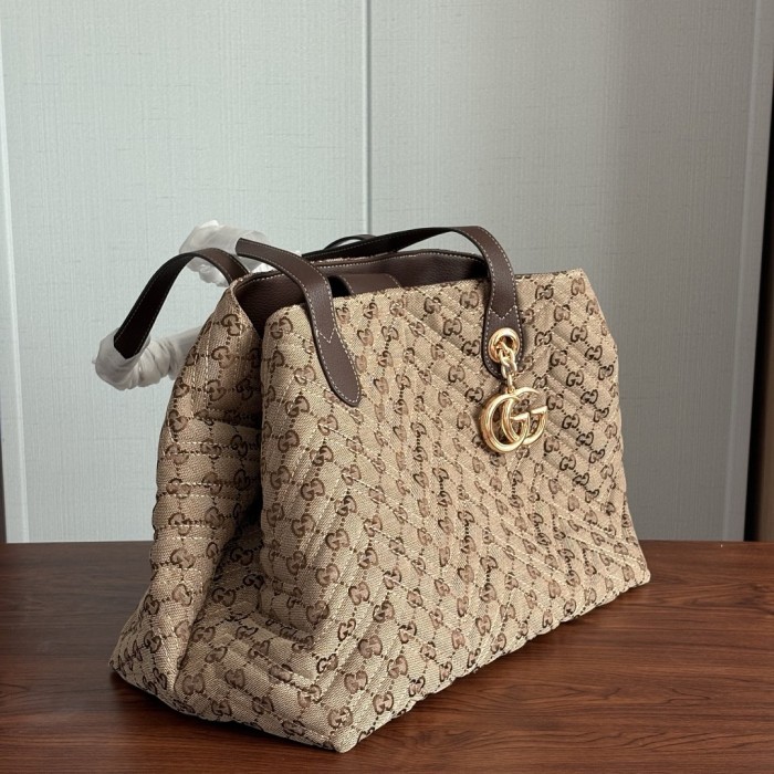 Split leather canvas bag ,4A ,size 35*27*20cm, no box, B88-418