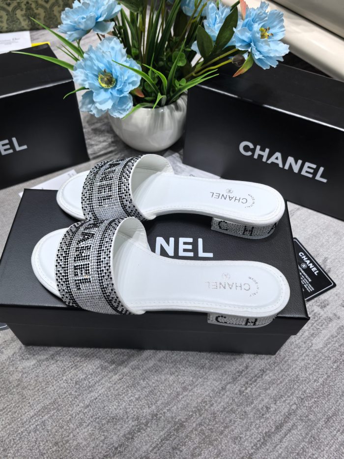 Women's heel slippers shoes, size 35-42, SS50-2202