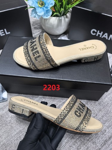Women's heel slippers shoes, size 35-42, SS50-2203