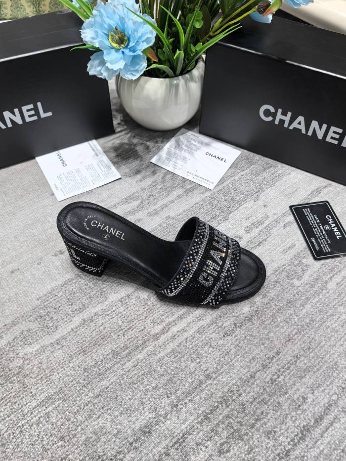 Women's heel slippers shoes, size 35-42, SS50-2198