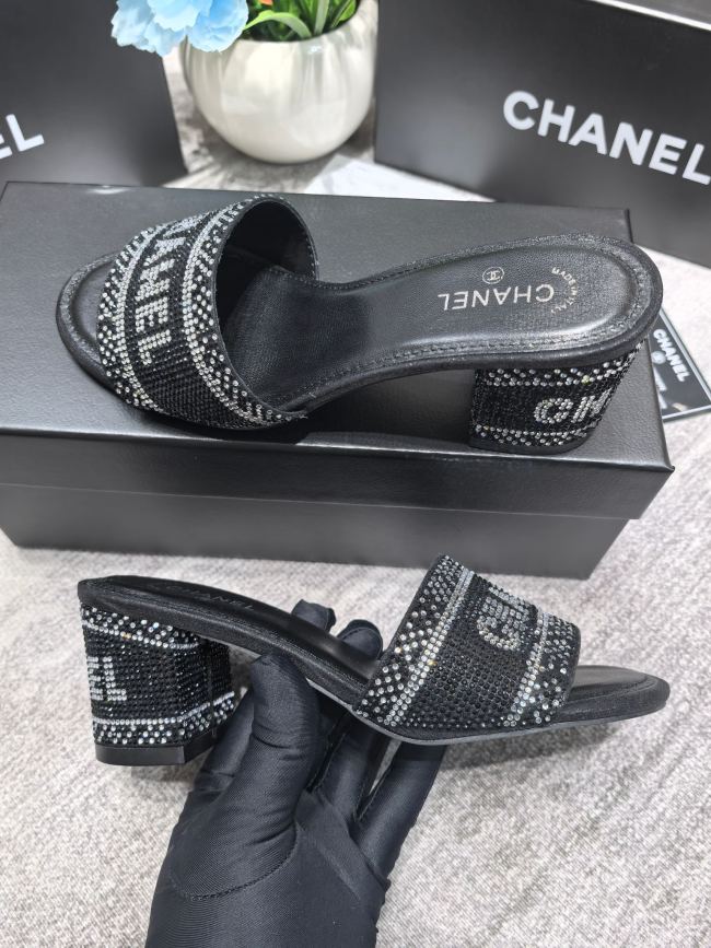 Women's heel slippers shoes, size 35-42, SS50-2198