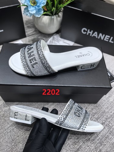 Women's heel slippers shoes, size 35-42, SS50-2202