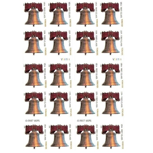 Liberty Bell 2008- 5 Booklets / 100 Pcs