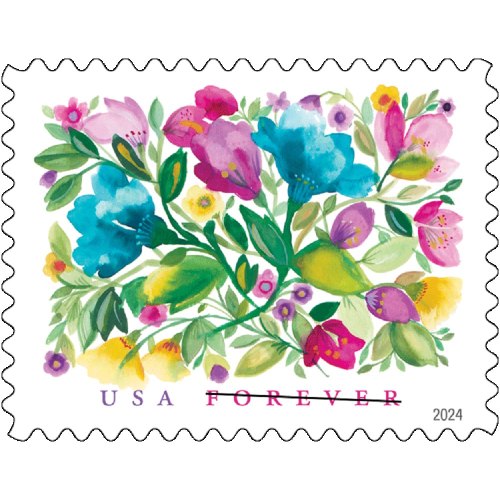 Celebration Blooms 2024 - 5 Sheets / 100 Pcs