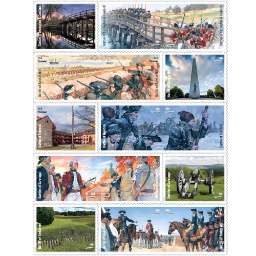 Am. Rev. Battlefields 2025 - 5 Sheets / 75 Pcs
