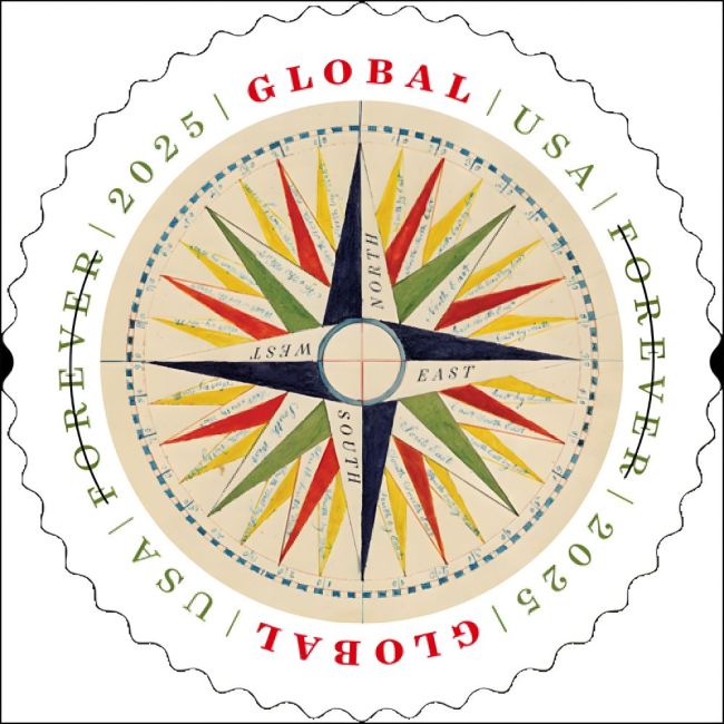Global 1794 Compass Rose 2025 - 5 Sheets / 50 Pcs