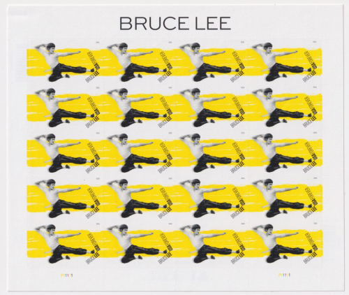 Bruce Lee 2026 - 5 Sheets / 100 Pcs