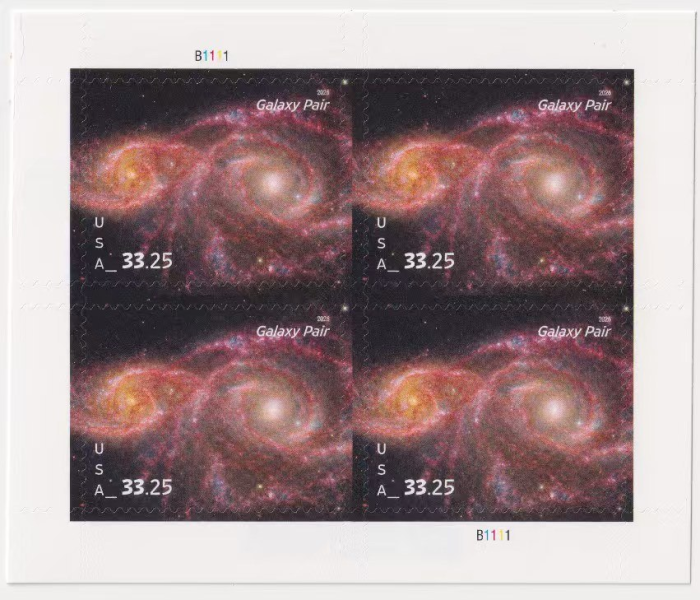 Galaxy Pair Express 2026 - 5 Sheets / 20 Pcs