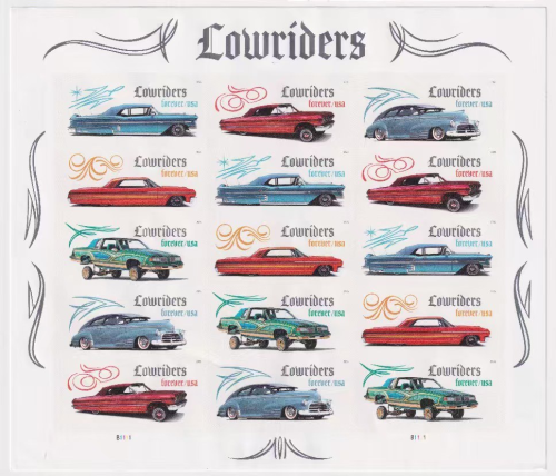 Lowrider 2026 - 5 Sheets / 75 Pcs