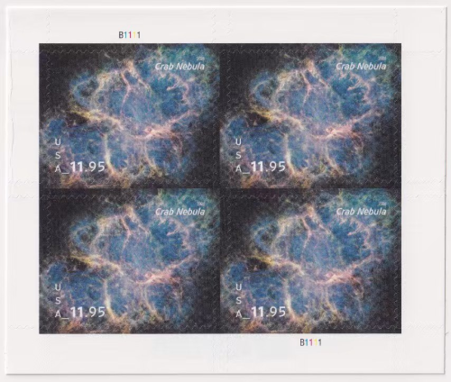 Crab Nebula Priority 2026 - 5 Sheets / 20 Pcs