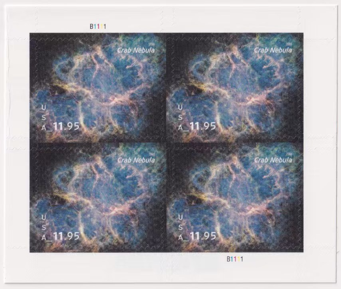 Crab Nebula Priority 2026 - 5 Sheets / 20 Pcs