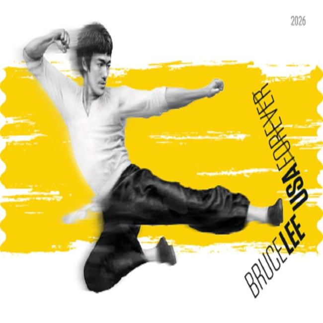 Bruce Lee 2026 - 5 Sheets / 100 Pcs