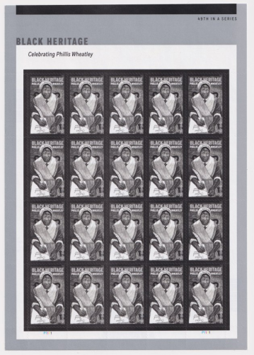 Phillis Wheatley 2026 - 5 Sheets / 100 Pcs