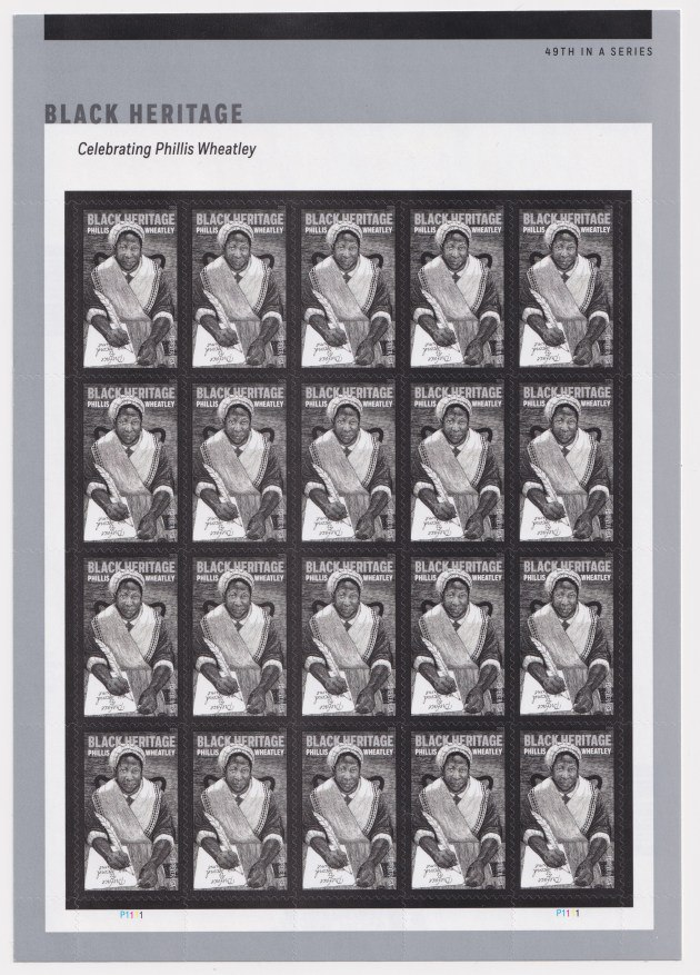 Phillis Wheatley 2026 - 5 Sheets / 100 Pcs