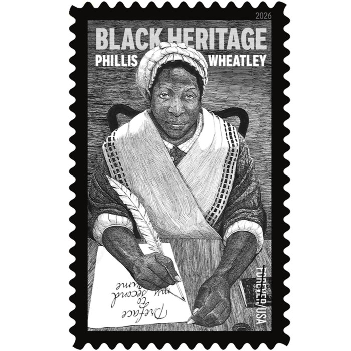 Phillis Wheatley 2026 - 5 Sheets / 100 Pcs