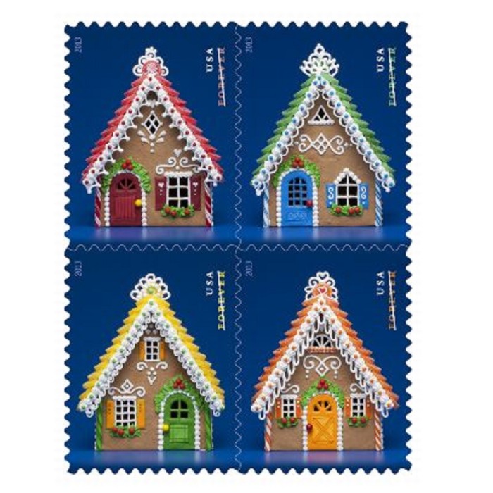 Gingerbread Houses 2013 - 5 Booklets / 100 Pcs