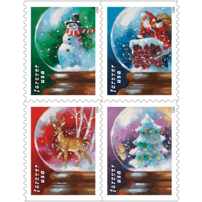 Snow Globes 2023 - 5 Booklets / 100 Pcs
