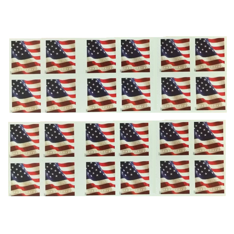 Flag 2017 - 5 Booklets / 100 Pcs