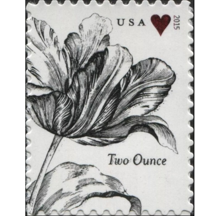 Vintage Tulip 2015 - 5 Sheets / 100 Pcs