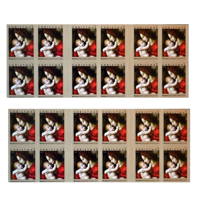 Madonna & Child by Bachiacca 2018 - 5 Booklets / 100 Pcs