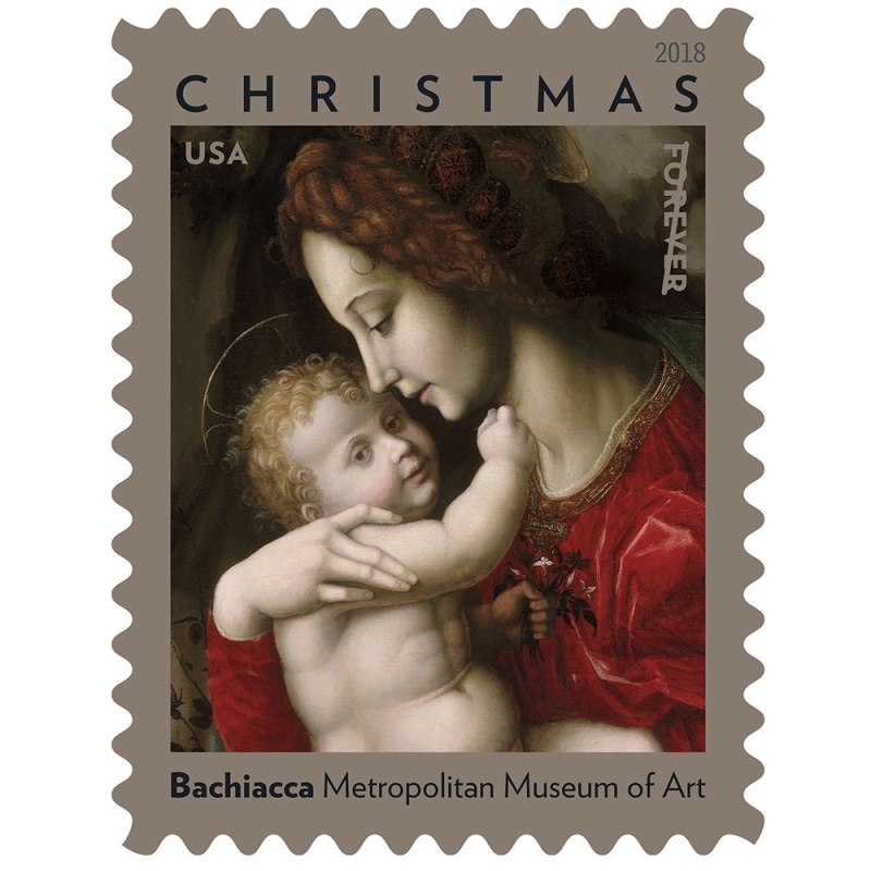 Madonna & Child by Bachiacca 2018 - 5 Booklets / 100 Pcs