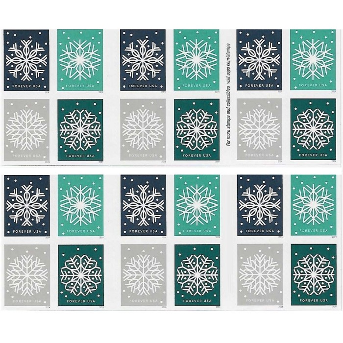 Winter Whimsy 2024 - 5 Booklets / 100 Pcs