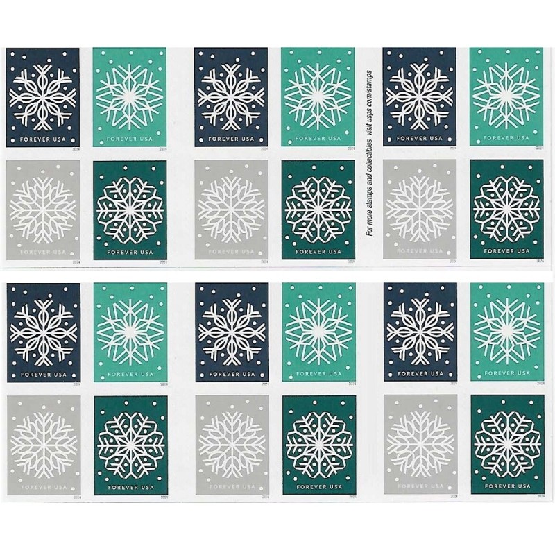Winter Whimsy 2024 - 5 Booklets / 100 Pcs